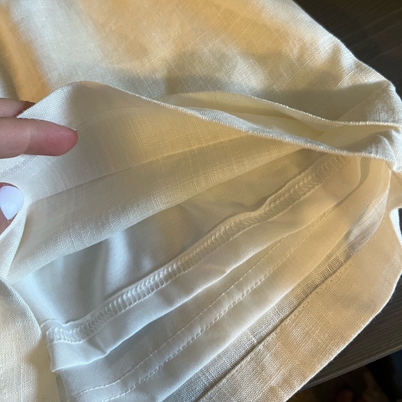 Altar’d State Pull On Drawstring Linen Blend Shorts - Picture 5 of 8